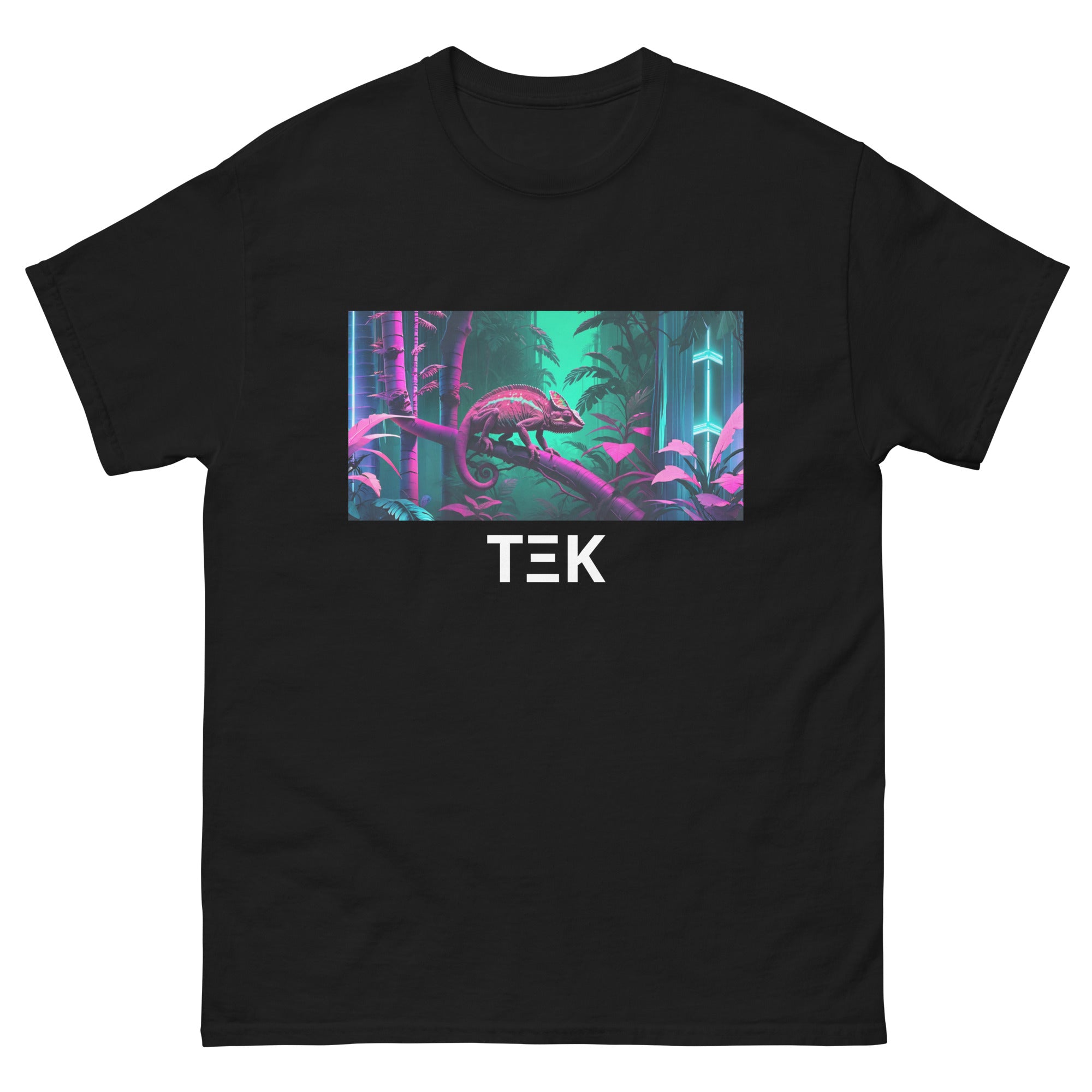 Chameleon Clothing - T-shirt - Uomo nero Large Chameleon Clothing - T-shirt - Uomo nero Large