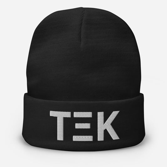 TΞK Embroidered Beanie